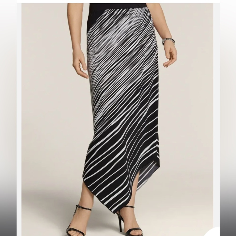 🆕 NWT Painted Stripe Addie Skirt
Chico’s Size 3 (16-18) XL 
STYLE: 570103237